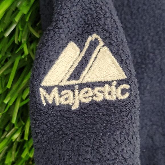 Vintage Y2K St-Louise Blues Track Jacket Womens Large 22x26 Blue Fleece - Picture 12 of 16